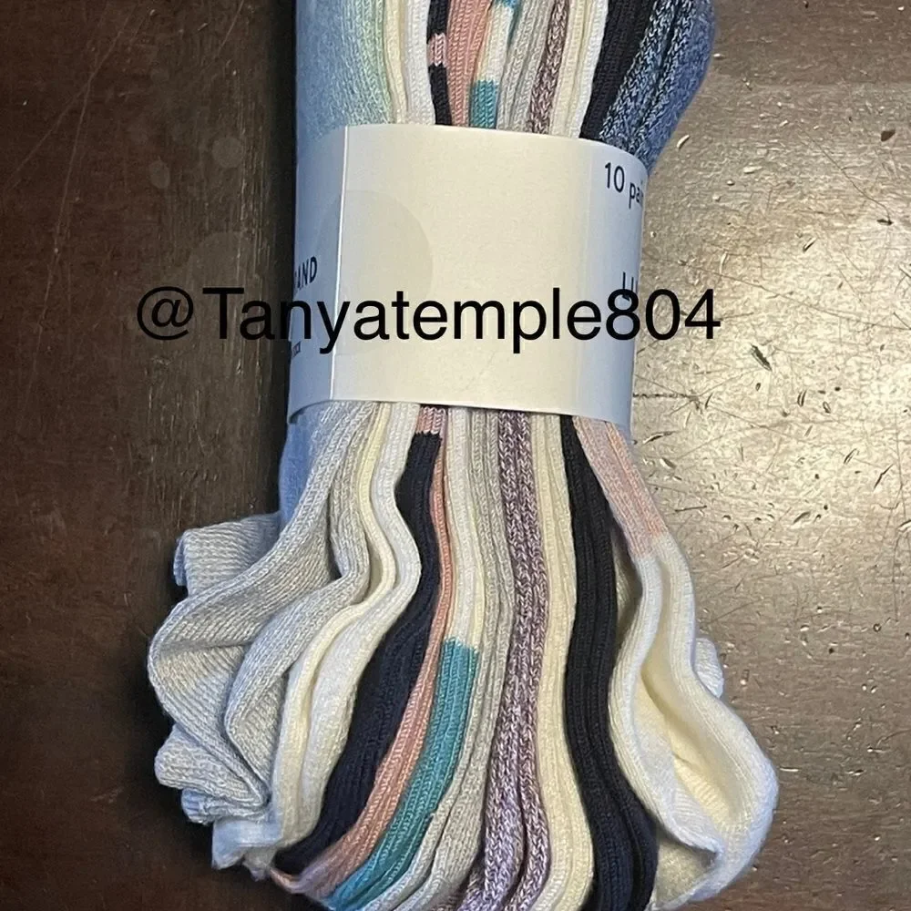 Lucky Brand 10 pk super soft no show socks ladies woman